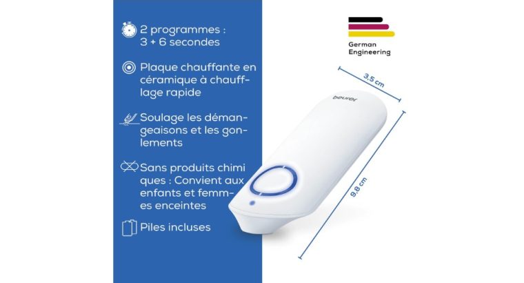 Dispositif soulageant les piqûres et morsures d’insectes -Beurer BR 60-