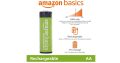 Amazon Basics : Piles rechargeables AA 2000 mAh (Lot de 24) – Pré-chargées de la marque NiMh