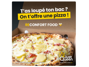 Une pizza offerte aux étudiants n’ayant pas réussi le bac – Just Queen
