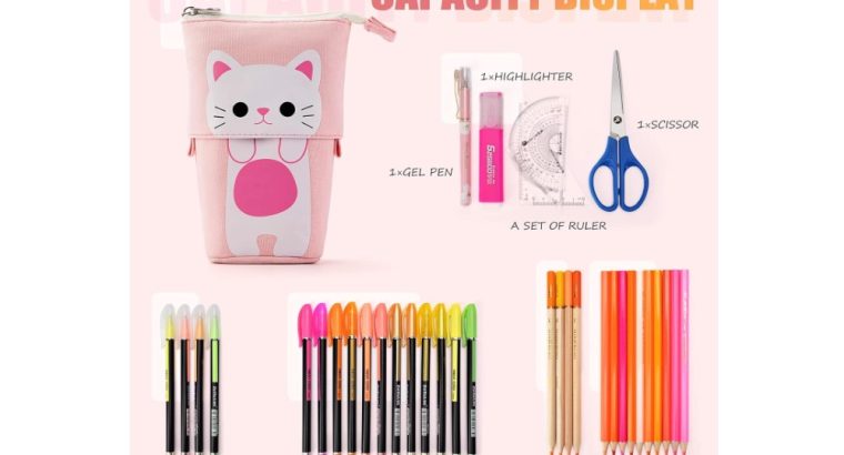 Offre limitée : Chat Trousse pour Enfant et Fille -Fourniture Scolaire-