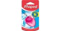 MAPED – Taille-crayon « I-GLOO » pour gauchers – 1 trou avec réservoir transparent – Coloris aléatoire