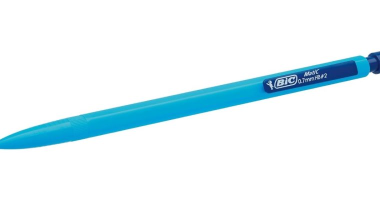 BIC Matic Fun Porte Mines 0,7 mm HB avec Gomme (Parfait pour l’Ecole) !