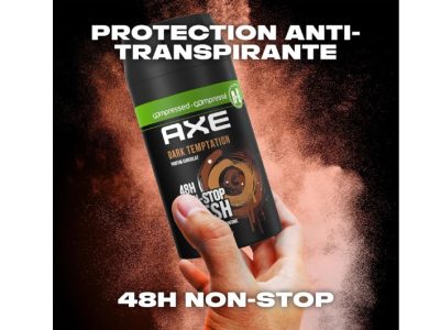 Axe Déodorant Homme Bodyspray Compressé, Dark Temptation, 48 h, lot de 6x100ml