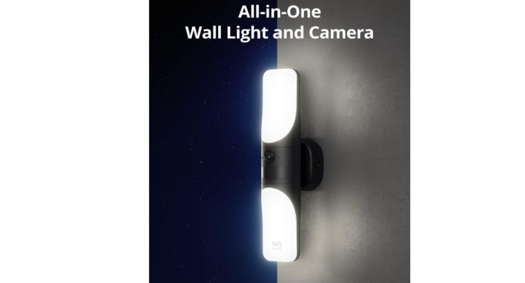 Caméra 2K avec lumière 1200 lumens, vision nocturne couleur de chez Eufy Security