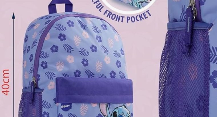 Cartable Scolaire Fille Stitch – Sac à Dos Disney Enfant