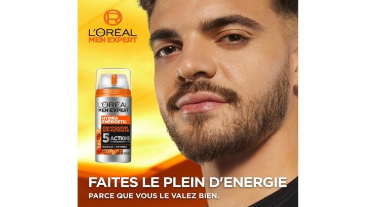 L’Oréal Men Expert Hydrate & Illumine – Concentré en Vitamine C Pure 10% – Usage Quotidien – Hydra