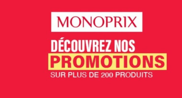 Amazon : Des remises exceptionnelles sur de nombreuses catégories de produits chez MONOPRIX !