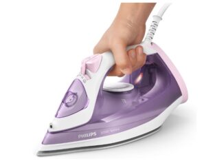 Philips Série 3000 : Fer à Repasser Vapeur – 2000W, 30g/min-Blanc/Violet