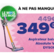 Offre spéciale – 22% de remise : Aspirateur balai Absolute V8 DYSON