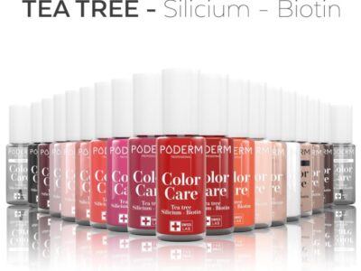 PODERM – MYCOSE ONGLES – Vernis Couleur TEA TREE- SOIGNE & COLORE