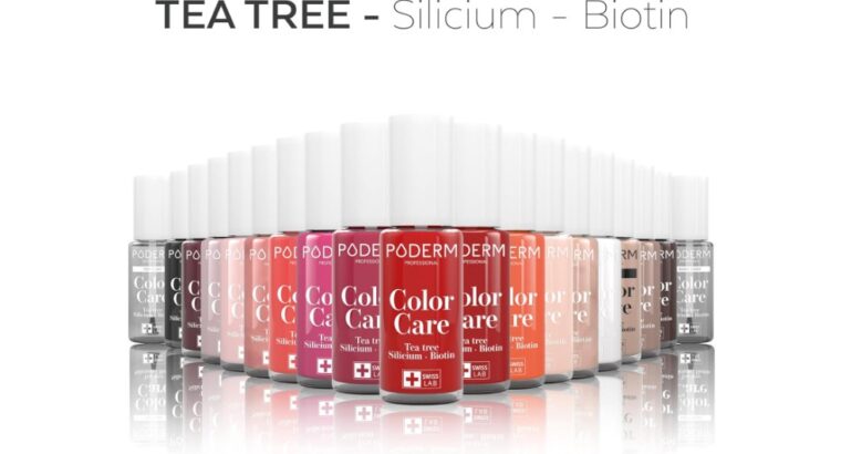 PODERM – MYCOSE ONGLES – Vernis Couleur TEA TREE- SOIGNE & COLORE