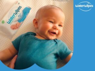 WaterWipes , Lingettes Bébés Originales, 720 Unités (12 Paquets),Base d’Eau à 99,9 % ,Peau Sensible