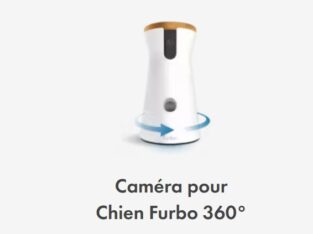 Caméra rotative Furbo 360° pour chien ( #1 Best-seller sur Amazon) avec la formule Furbo Nanny!