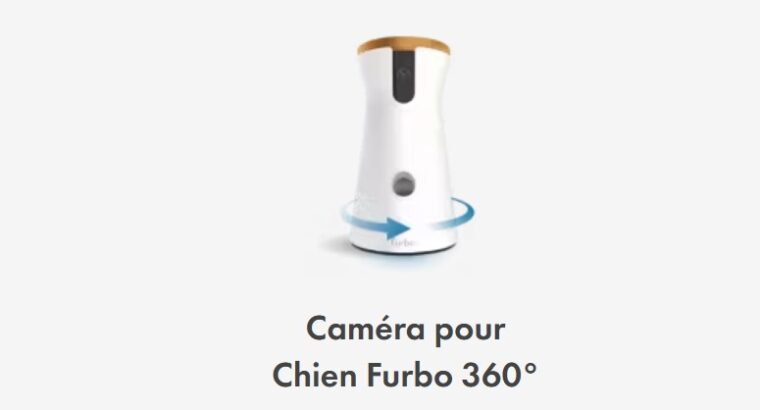 Caméra rotative Furbo 360° pour chien ( #1 Best-seller sur Amazon) avec la formule Furbo Nanny!