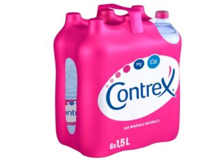 6 bouteilles de 1,5L : Contrex Eau minérale naturelle