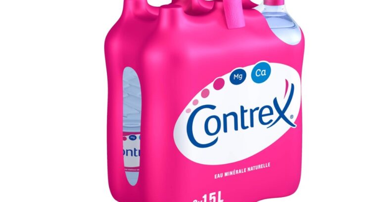 6 bouteilles de 1,5L : Contrex Eau minérale naturelle