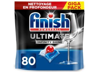 En promotion : Finish Ultimate Infinity Shine Pastilles Lave-Vaisselle 80 capsules