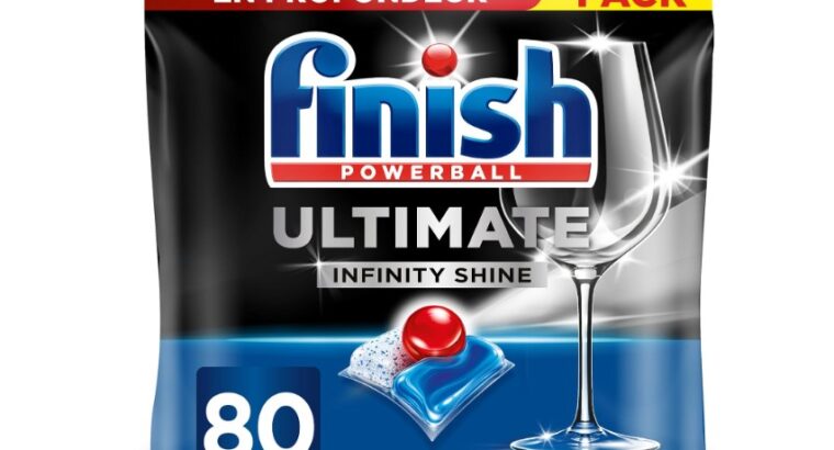 En promotion : Finish Ultimate Infinity Shine Pastilles Lave-Vaisselle 80 capsules