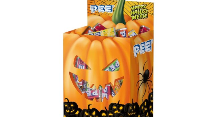 Design Halloween de 50 Recharges de Bonbons Fruits -PEZ Boîte-PROMOTION