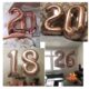 Ballon d’OR 35 ans décor anniversaire femme anniversaire décor or rose …