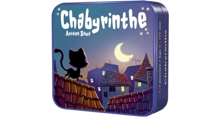 Jeu de Société Familial pour Enfants dès 6 ans -Chabyrinthe- Asmodee-1 à 4 joueurs