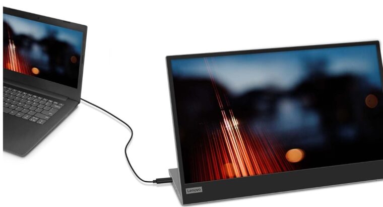 Moniteur portable Lenovo L15 (A21156FX0), écran 15,6″ Full HD (IPS, 60 Hz, 6 ms)