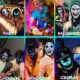 Megoo Masque led avec bluetooth ,Halloween ,Costume Halloween DJ Masquerade Rave Cosplay