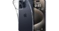 Coque pour iPhone 15 Pro Max : Spigen Liquid Crystal -Transparent-