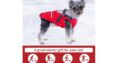 Manteau Chien Hiver Imperméables pour Chien avec Harnai -Aisuowa-