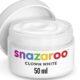 Snazaroo Pot de 50 ml de Maquillage Blanc pour Clown -Halloween-Noël