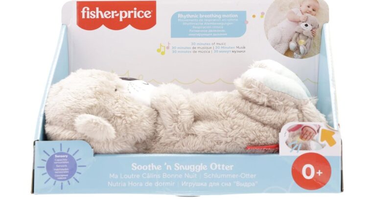 Peluche Veilleuse Bébé Musicale et Lumineuse -Fisher-Price-