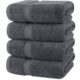 Lot de 4 Serviettes de Bain luxueuses- Gris- Usage Quotidien-Utopia Towels-