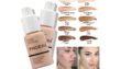 PHOERA Fond de Teint ,Professional Makeup,Matte & Poreless Finish (102+103/ Nude+ Warm peach)