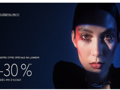 Offre Halloween Nocibé : Profitez de 30% de remise dès 49€ d’achat