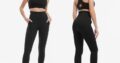 SINOPHANT :Leggings Femme avec Poche Taille Haute Pantalon de Sport Femmes