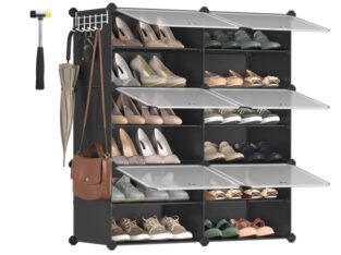 Étagère à Chaussures 6 Compartiments, Étagère de Rangement Modulable -SONGMICS –