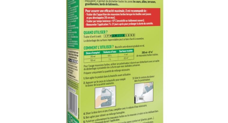 Désherbant Jardin Action 2 en 1 Polyvalent 200 ml -ROUNDUP RMU200N-