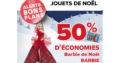 Profitez de 50% d’économies sur les Poupées Barbie