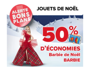 Profitez de 50% d’économies sur les Poupées Barbie