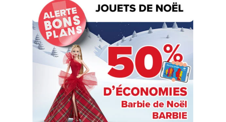 Profitez de 50% d’économies sur les Poupées Barbie