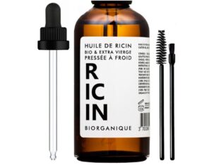 Huile fortifiante de Ricin 100% Bio , Soin pour Cheveux, Cils, Ongles, Peau.