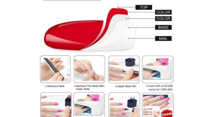 Vishine Vernis ongles: Manucure Rose flou permanent Gel Polish UV LED seulement à 4.99 !