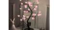 Veilleuse d’arbre de table à LED, USB, batterie, interrupteur tactile 62